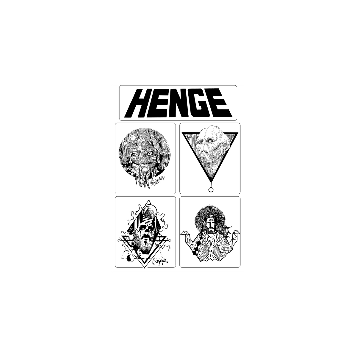 Henge Stickers - 5 pack